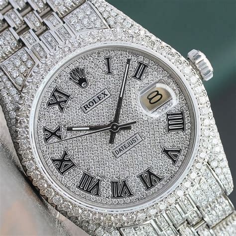 rolex 750 men with diamonds|rolex diamond dial.